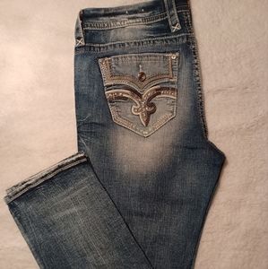 Rock Revival Vein Easy Straight SZ 32
